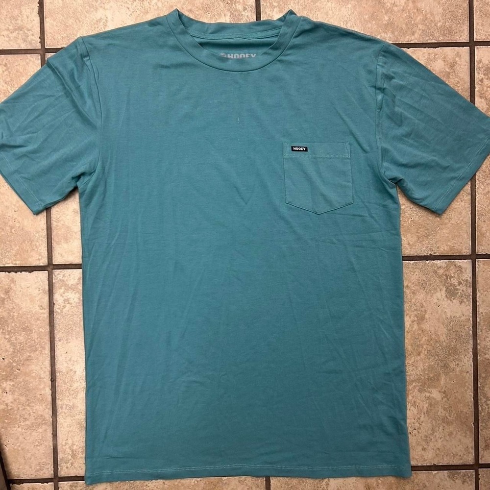 Hooey The San Jose Teal Pocket Shirt Mens Large